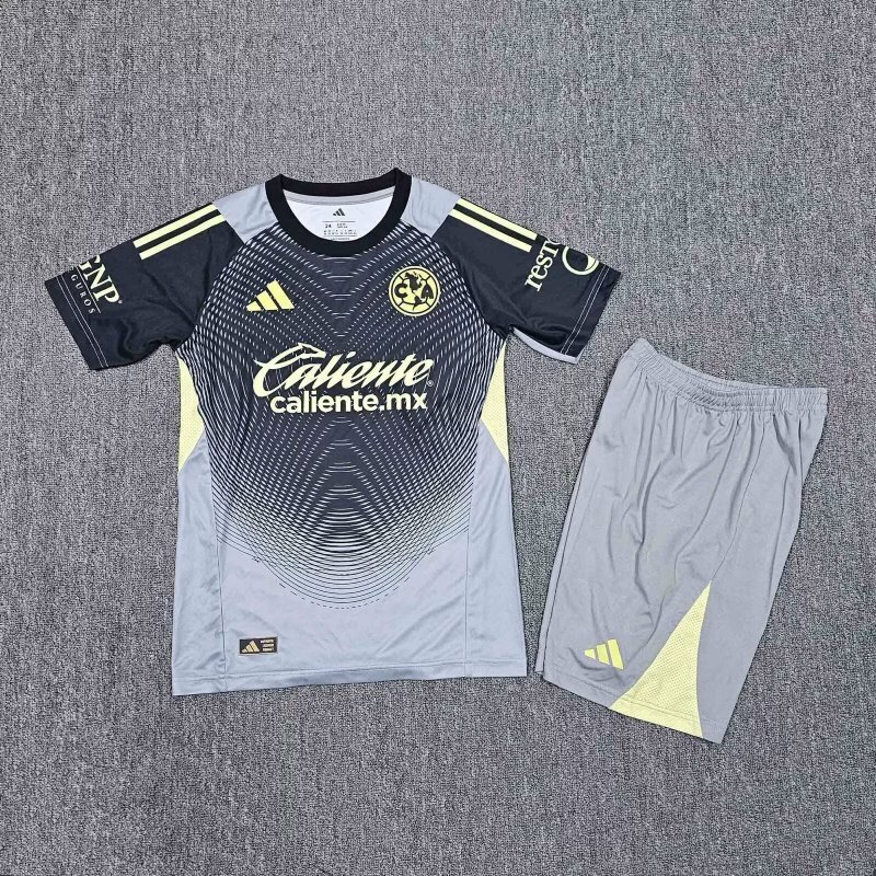 Kids-Club America 25/26 GK Grey Soccer Jersey